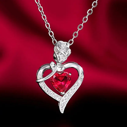 Rosira Emberveil Necklace | White Gold