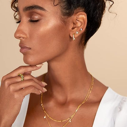 Pear Cut Studs | Gold
