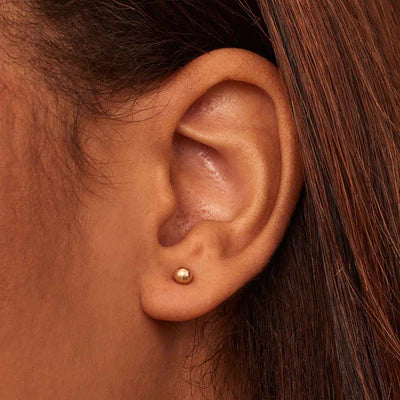 Viel Spaß Ohrstecker | Gold