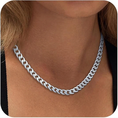 Massive kubanische Gliederkette | Gold