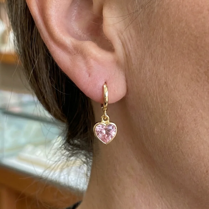 Cupid Charm Hängeohrringe | Gold