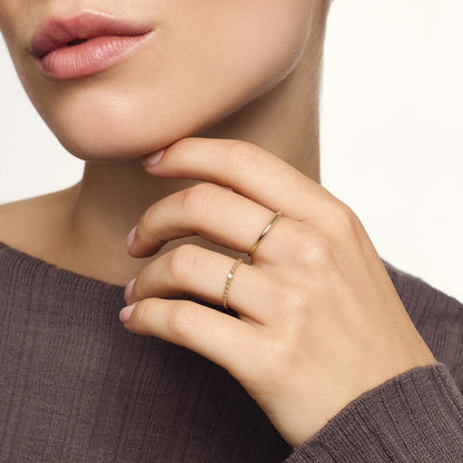 Schmaler Kuppelring | Gold