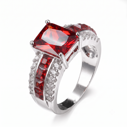 Kassira Redmont Ring | Weißgold