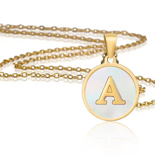 Monette Initialen-Halskette | Gold