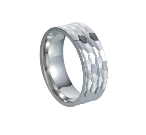 Varek Gehämmerter Bandring | Gold