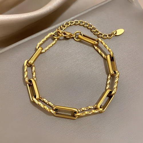 Chunky Link Lorielle Armband | Gold
