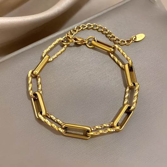 Chunky Link Lorielle Armband | Gold