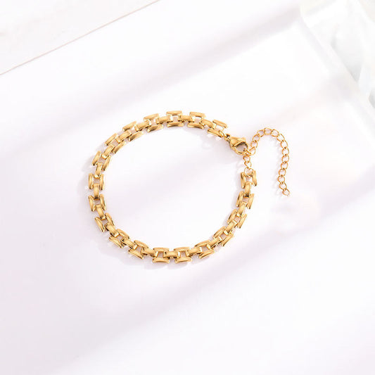 Uhrenkettenarmband | Gold