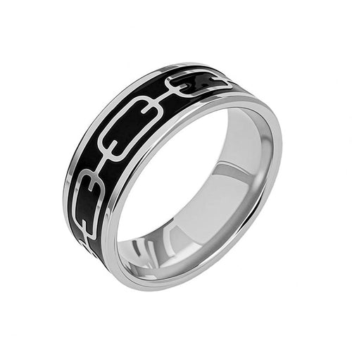 Urban Link Ring | Weißgold