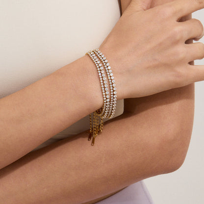 Sola Maroux Bracelet Set | Gold