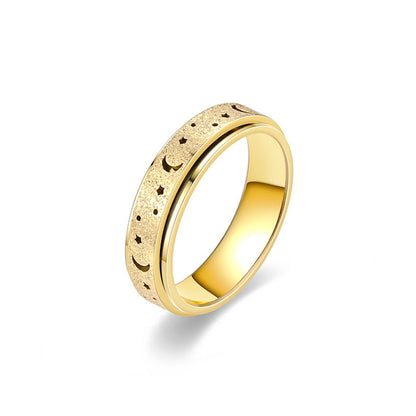 Atlas Nachthimmel-Ring | Weißgold