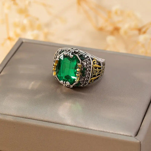 Klara Emerin Ring | Gold-Mix
