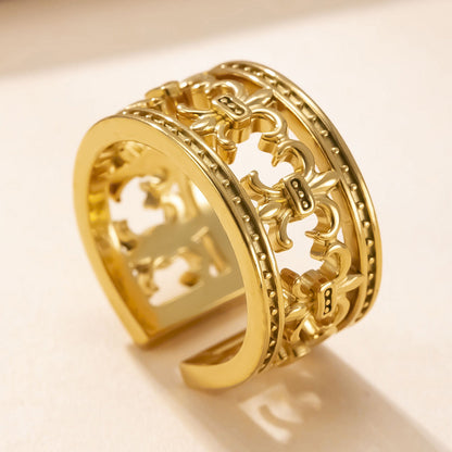 Forge Imperial Kronenring | Weißgold