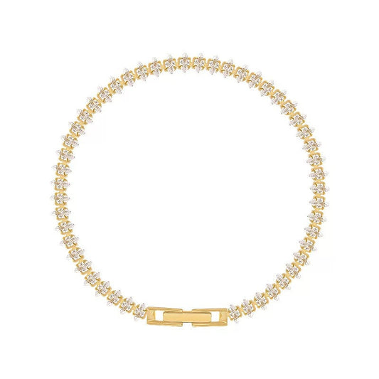 Vionelle Marquise Tennisarmband | Gold
