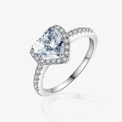 Coralia Amouré Ring | Weißgold