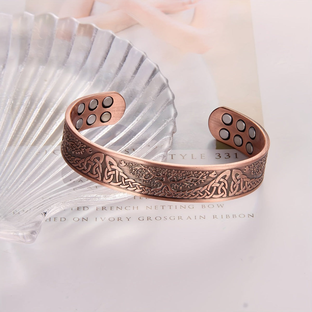 Kupferarmband Eternal Roots