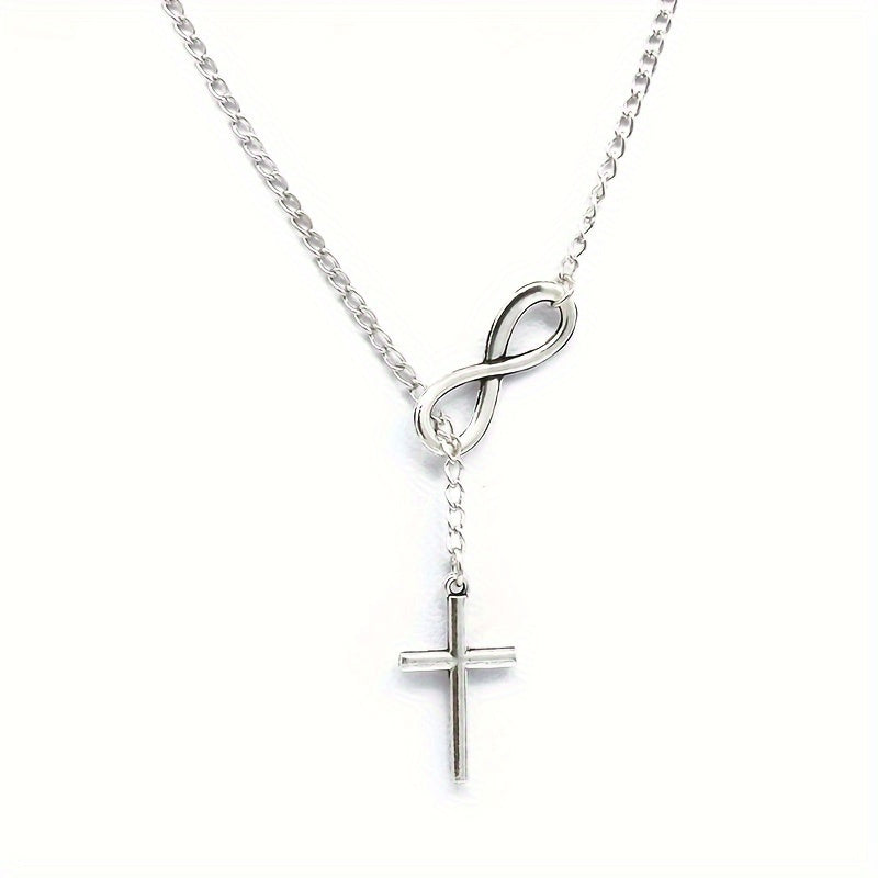 Ewiges Kreuz-Anhänger Halskette | Gold