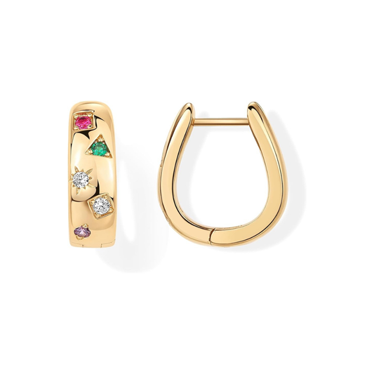 Colorwave Hoops | Gold