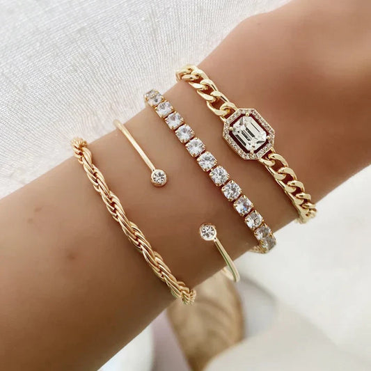Domitia Calvina Armreifset | Gold